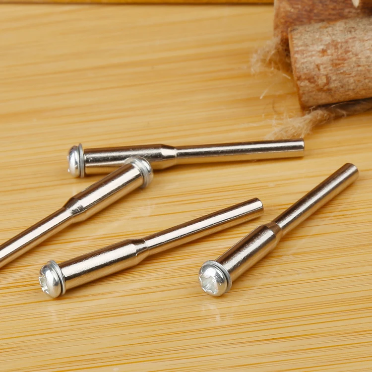 50Pcs Mandrel Roda Kecil Roda Shank 3MmJewelry Polishing Flex Poros Rotary Alat