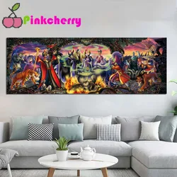 Diamond Painting Fantasy Cartoon Witch Villain Set Hobby Art 5D DIY Full Drill Fairy Tale Princess Evil queen Mosaic Decor k114