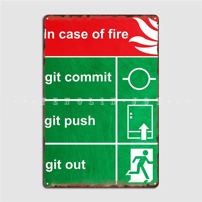 Git тянущийся металлический знак настенная живопись Классическая пещера паб клуб вечерние жестяные плакаты