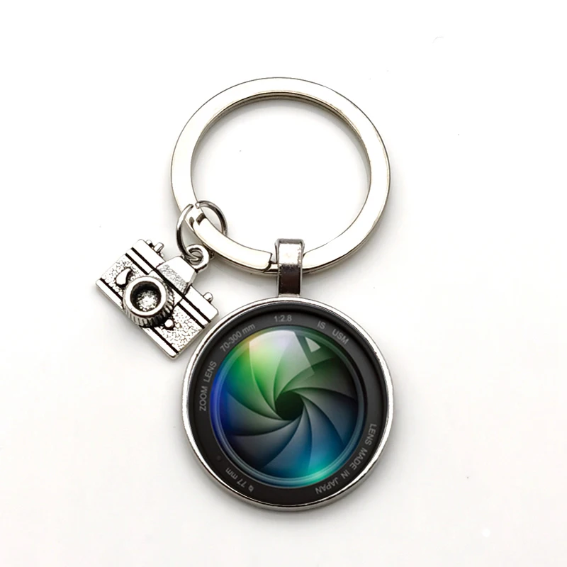 Popular Keychain Camera Pendant with SLR Lens Photographer SLR Enthusiast Keychain Personality Jewelry Gift Between Friends