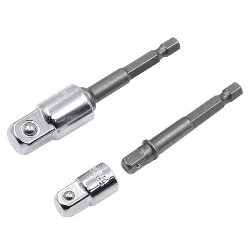 ประแจซ็อกเก็ตอะแดปเตอร์Socket Nut Driverชุด1/4 3/8 1/2นิ้วSocket Nut Driverขยายวงแขนประแจเครื่องมือฮาร์ดแวร์
