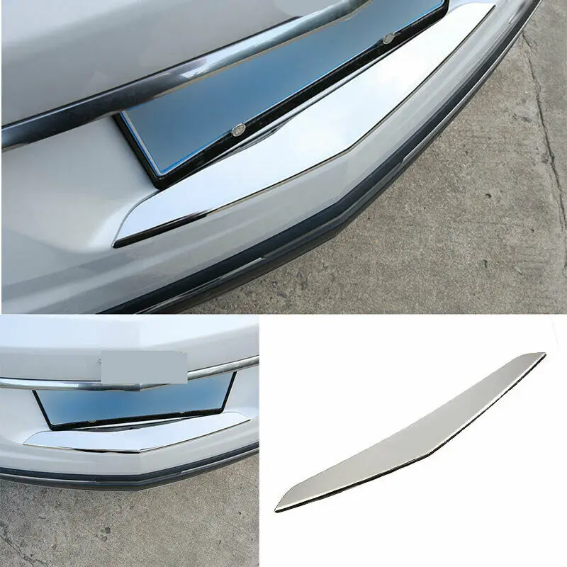 

Fits For Cadillac XT5 2016-2019 2020 ABS Chrome Rear Bumper Protector Guard Trim Moulding Car Accessories