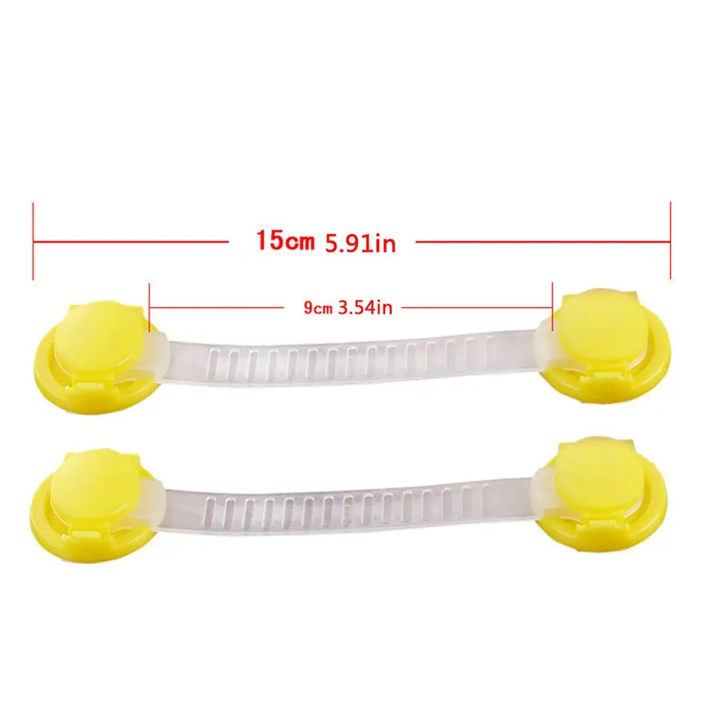 3pcs 15cm Children Kids Safe Care Lock Straps Plastic Baby Protect Locks Cabinet Door Drawers Refrigerator Lock Long