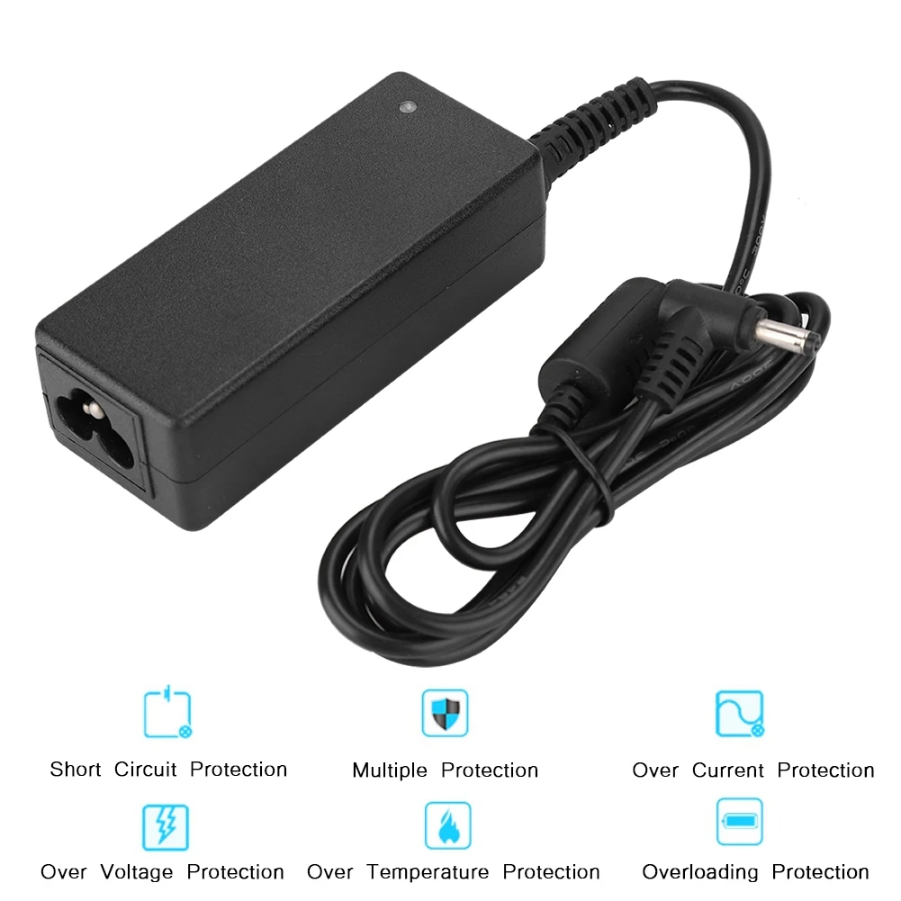 19v 2.37a 45w adaptador de alimentação portátil tablet pc fonte de alimentação carregador conversor para asus x553m x553ma series