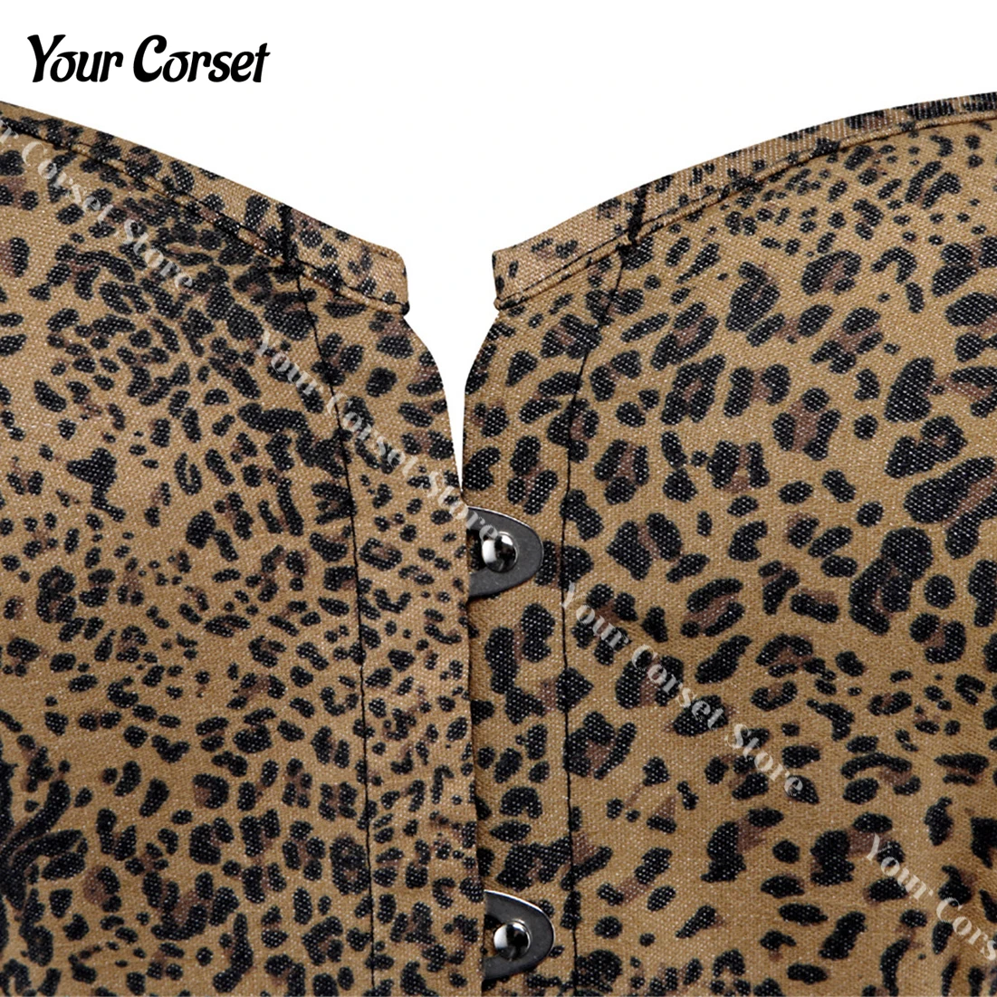 Bustier and Corsets Tops Leopard Grain Brown Pirate Corset Top Sexy Lingerie Corset Bustier Top Vintage Decorative Corset Waist