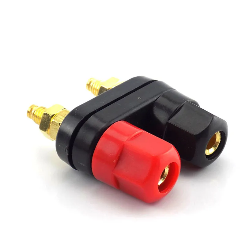 1/5pcs Banana plugs Jack Socket Couple Terminals DIY Connectors Red Black Connector Amplifier Terminal Binding Post Speaker