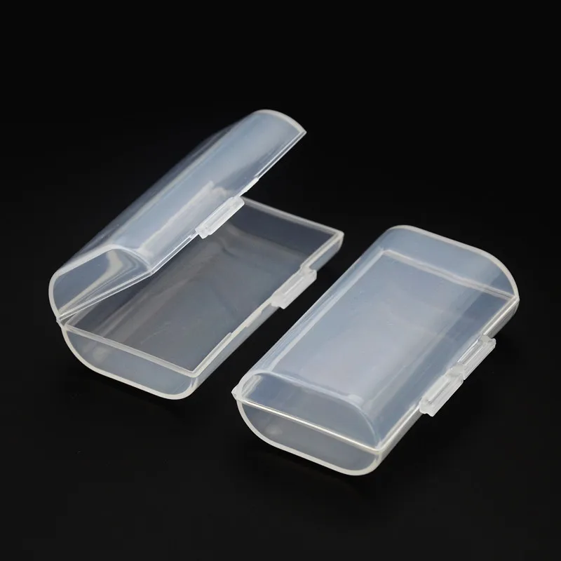 600pcs/lot MasterFire 2 X 1.5V AA Battery Holder Box Case 2 Slots AA 2A 3V Batteries Storage Holder Box Cover Transparent