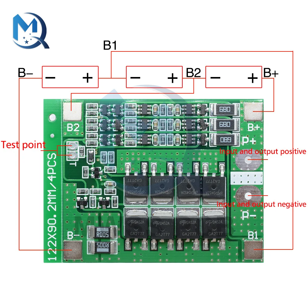 3S 11.1V 12.6V 12V 25A 18650 Lithium Battery Charger Board With Balance For Li-ion Lipo Cell Charging PCB BMS Protection Module