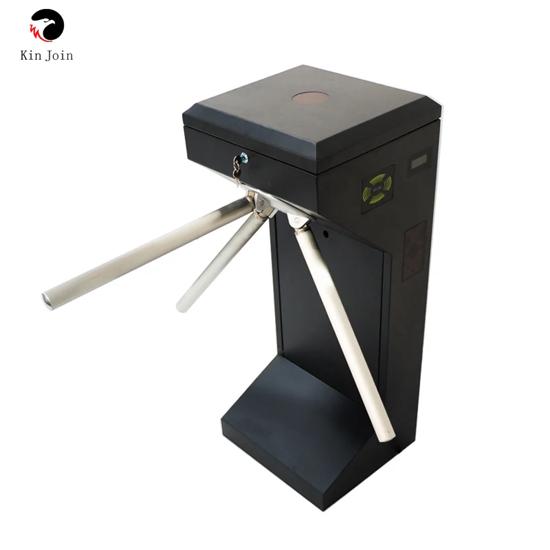 KINJOIN High Quality Rfid Card Reader Semi Automatic Tripod Turnstile Gate Mechanism