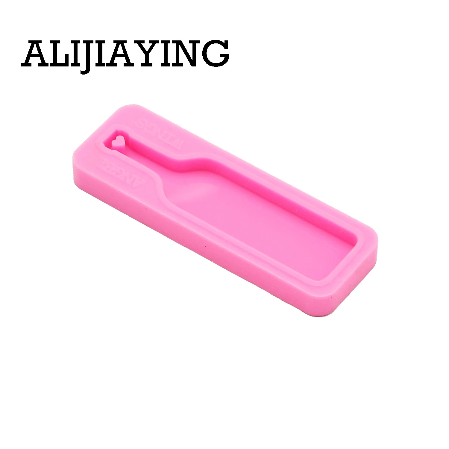 DY0191 Glitter Wine bottle shape mold silicone DIY bottle keychain parts molds craft keyring pendant jewelry keychains mould