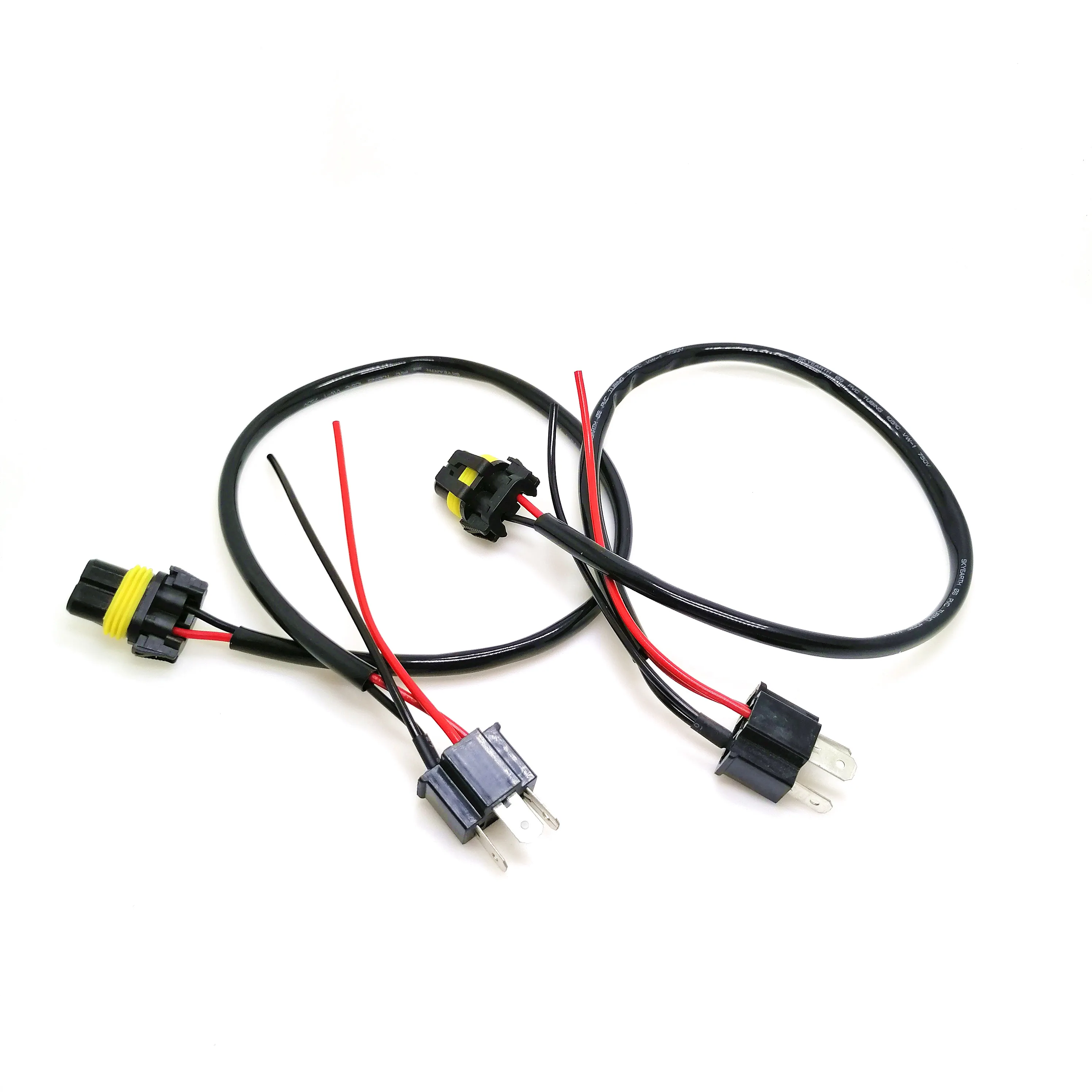 H4 Wire Harness Conversion HID Xenon Bulb Ballast led Headlight Socket Adapter Extension Line power cable