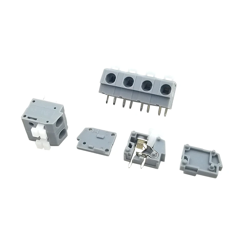 10Pcs KF202 10.0 2P ~ 12P PCB SPRING TERMINAL BLOCKS DG202 10.0mm 2PIN ~ 12PIN 12A 300V PHOENIX CONTACT DEGSON KEFA YANNIU