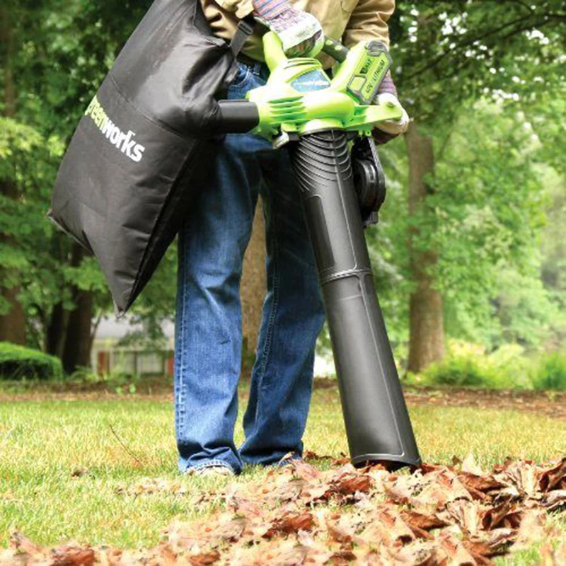 Outdoor Garden greenWorks Air blower DigiPro G-MAX 40V Cordless 185MPH Leaf Blower/Vac with 4ah battery Charger Garden Tools