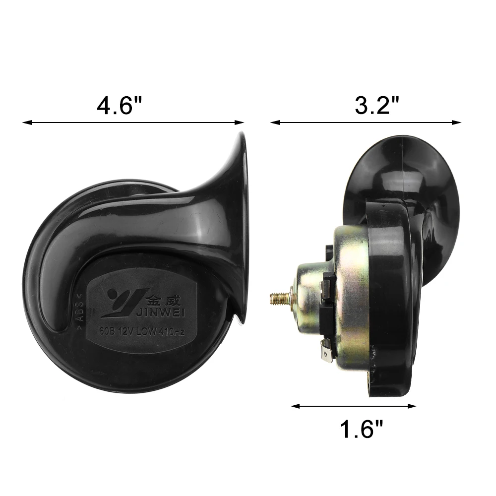 For Car Motorcycle Truck Boat for auto siren Universal 12V 300db Loud Waterproof Electric Snail Horn Air Horn Raging Sound