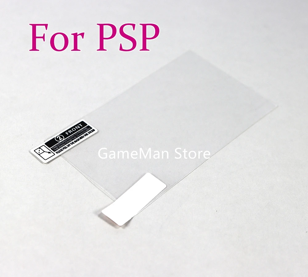 OCGAME-cubierta protectora de pantalla transparente, película protectora de paño limpio para PSP 1000, 2000, 3000, 2 juegos por lote
