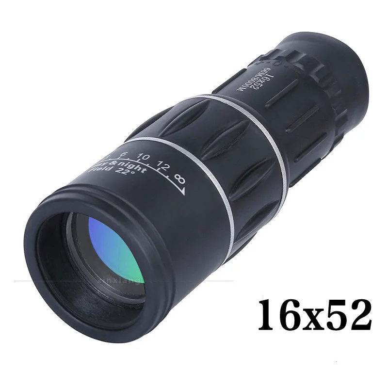 

Handheld Double-tone Monoculars HD Large-aperture Optical Telescope Bird wWatching Mirror 16X52 Children's Outdoor Telescope