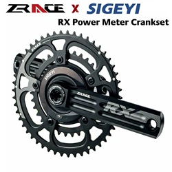 ZRACE x SIGEYI RX Power Meter Crankset 2 x 10 / 11 / 12 Speed Chainset, Power crank DUB Bottom bracket BB29