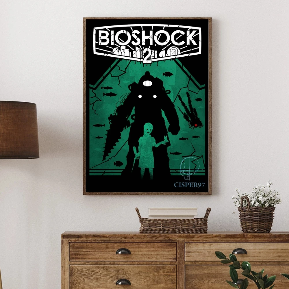 Bioshock Game Poster Home Wall Painting Decoration (No Frame)