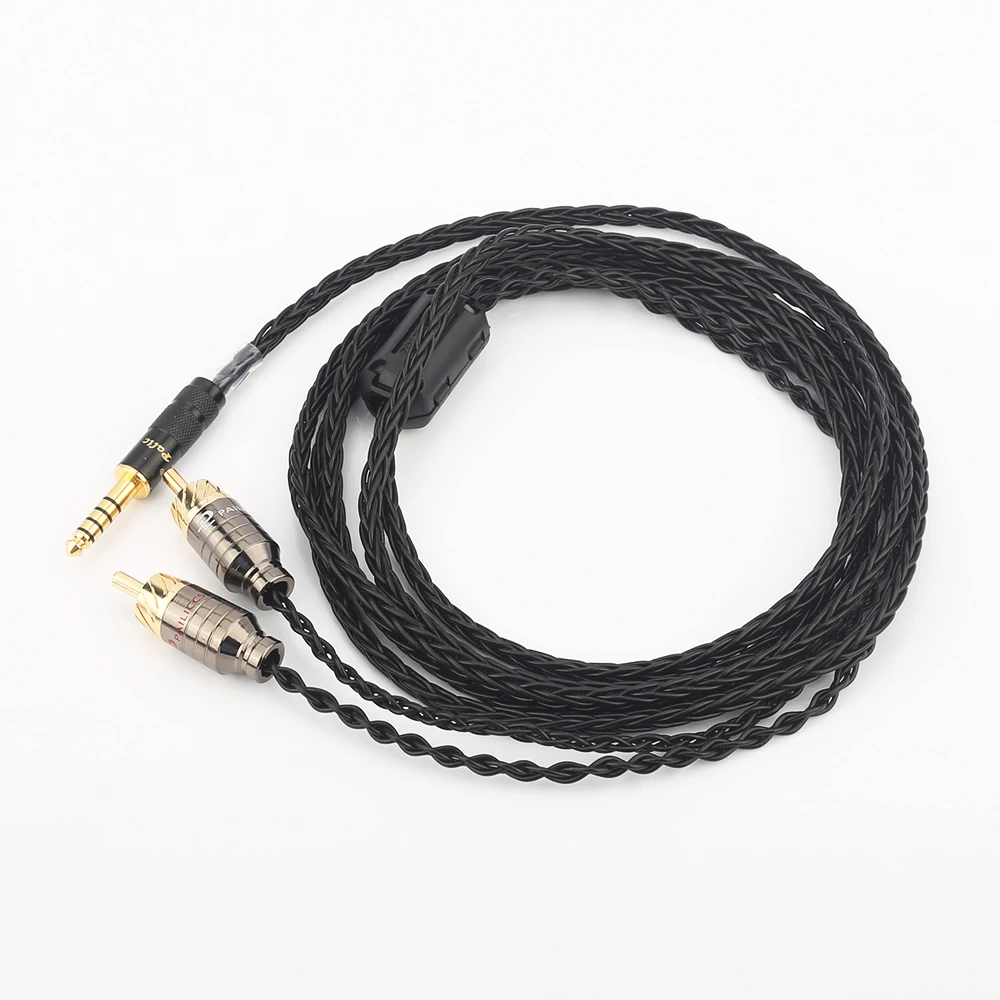 Audiocrast Hi-End 2.5/3.5/4.4mm Balanced Male to 2 RCA Male HIFI Audio Adapter Cable 7N OCC Silver plated Cable