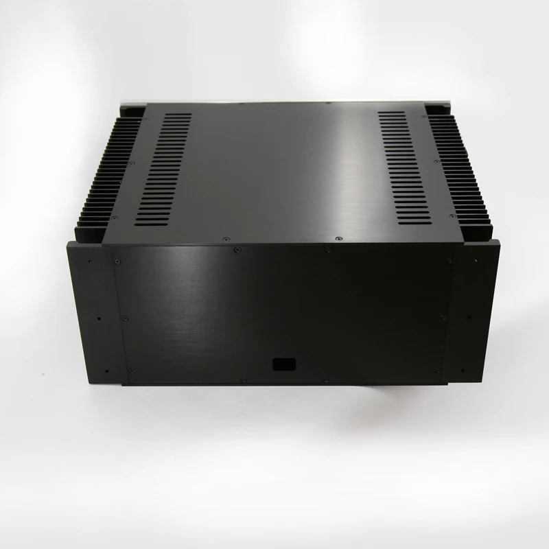 W480 H200 D390 Radiator Large Size Amplifier Rear Class A Chassis DIY Anodized Aluminum Power Amplify Case DAC Headphone Housing