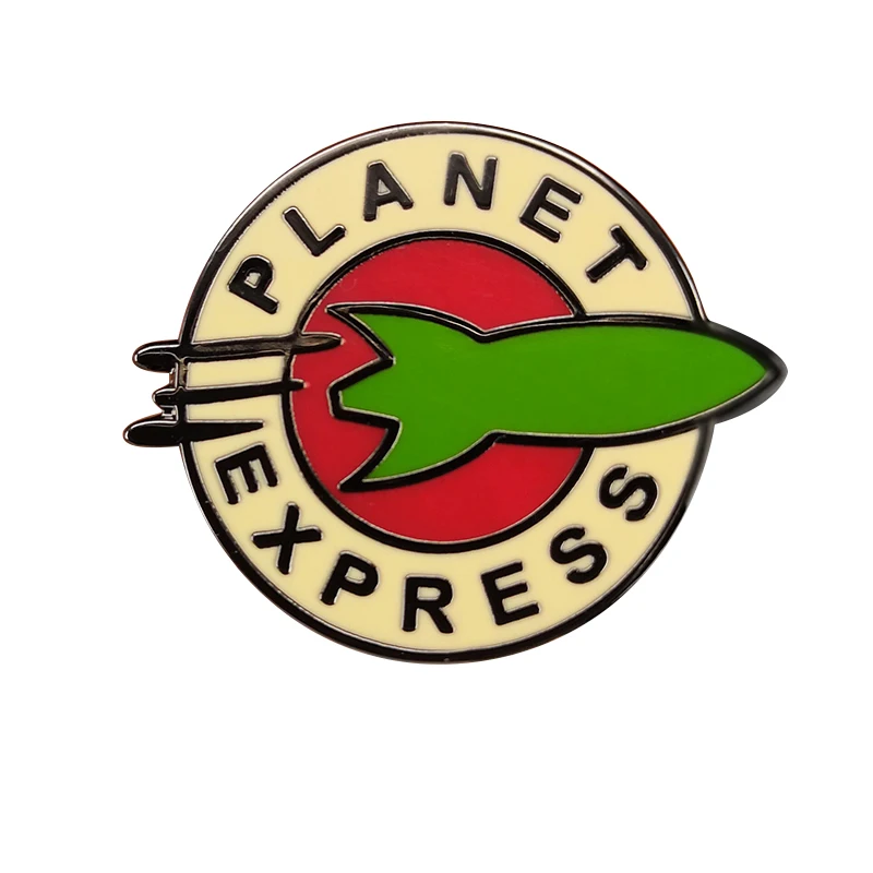 Planet Express Pin Space Ship Brooch