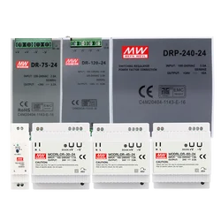 15W 30W 45W 60W  75W120W Din rail mounted Power supply 12V 24V switching power supply DR-15/30/45/60-12/24 AC100-240V-DC