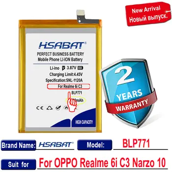 Baterie 5500mAh pro OPPO Realme 6i C3 Narzo 10 BLP771 12 nejlepší prodej Baterie pro Realme C3 - №12