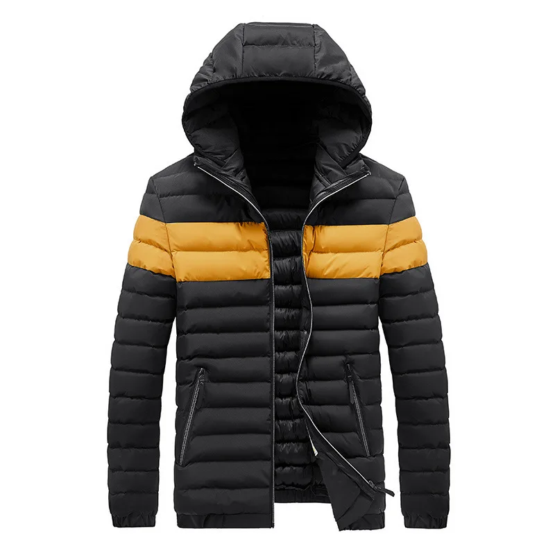 Men Parkas 2022 Brand Men Cotton Padded Winter Mens Warm Jackets Autumn Outwear Male Thick Windproof Hooded  Parka Coats 4XL