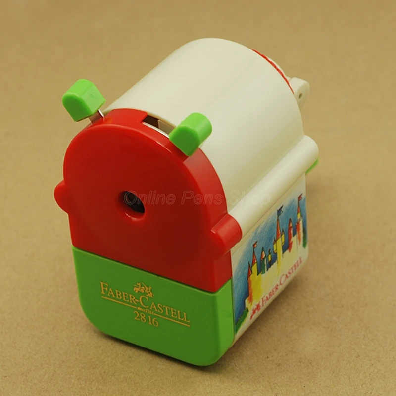 Faber Castell School Hand Crank Pencil Sharpener Novelty Cartoon Gadget Mechanical Pencil Sharpener For Students Stationery