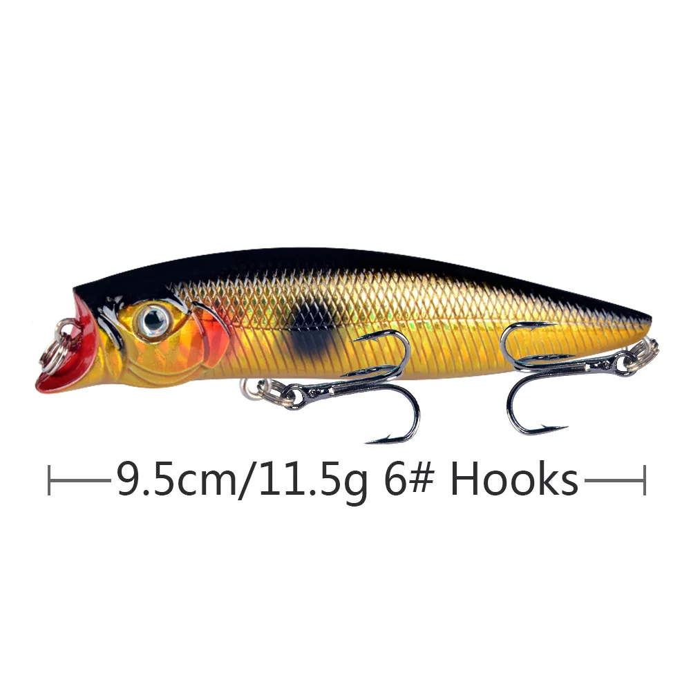 Popper flotante Wobbler duro – Señuelo para pesca