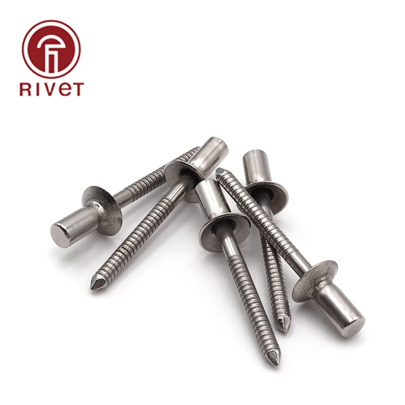 

500PCS 304 Stainless Steel Rivets M3.2*6/7/8/9/10/11/12/13/14mm Countersunk Watertight Rivet Fasteners For Machinery Electric