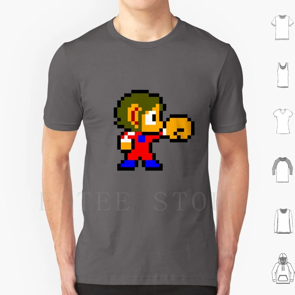 Alex Kidd T Shirt Cotton Men DIY Print Alex Kid Alex Kid In Miracle World The Hedgehog Gameboy Game Watch Game And Watch Games