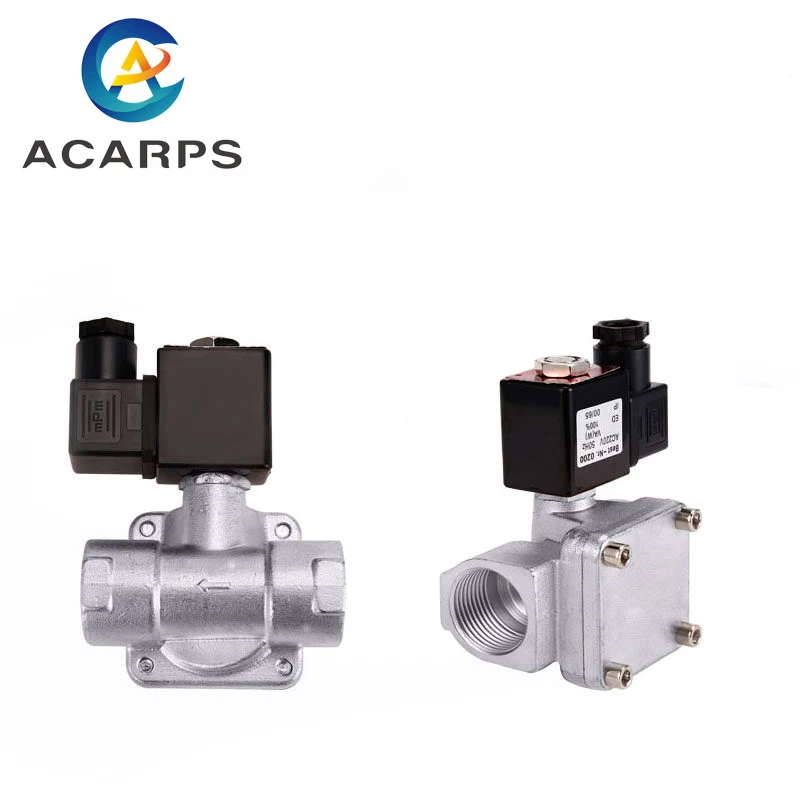 

1" High Pressure 1.6Mpa 0927 Normally Closed 304Stainless Steel Solenoid Valve With Energy saving module