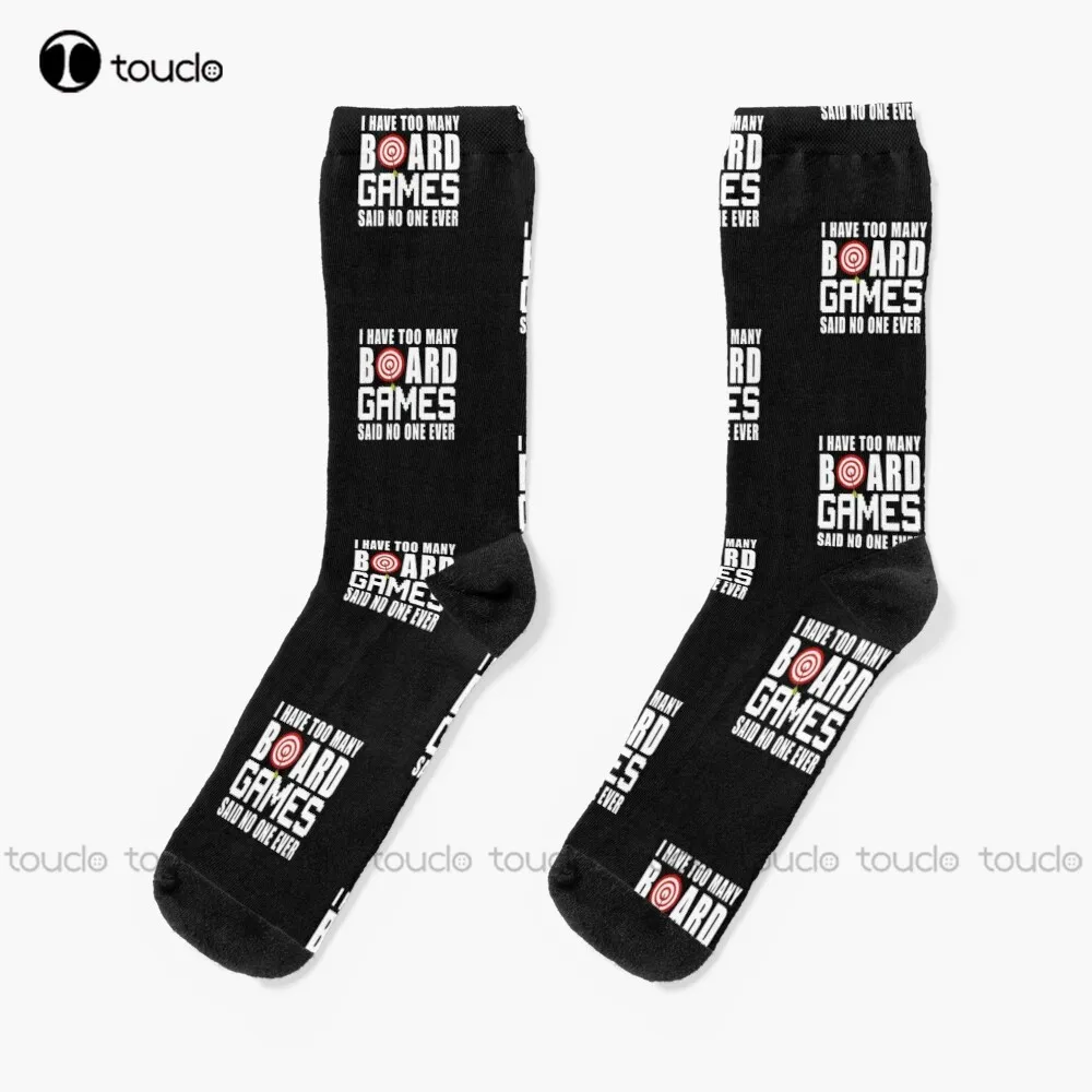 

I Have Too Many Board Games Said No One Ever Socks American Flag Socks Men Personalized Custom Unisex Adult Teen Youth Socks