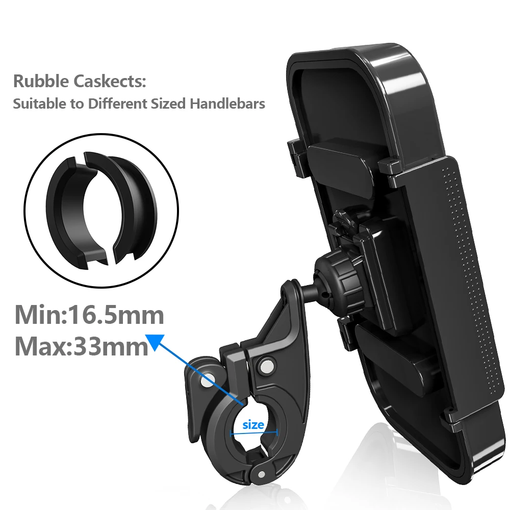 Motorcycle Bicycle Phone Holder Bike Mount for iphone 12 11 Pro Max XS XR 6 7 8 Plus SE2020 Waterproof Mobile Case GPS