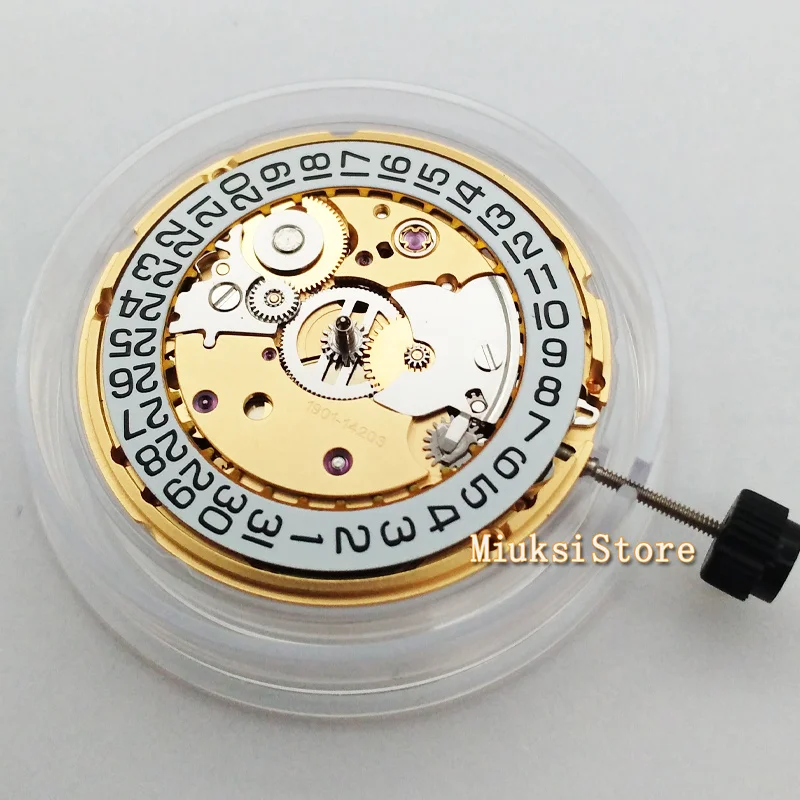 PT5000 Gold Movement Genuine High Precision 25 Jewels Mechanical Movement Datewheel 28800/Hour Frequency ETA2824 watch Parts