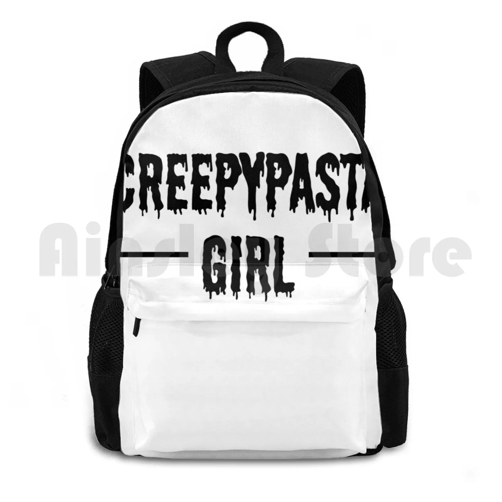 Creepypasta Girl Outdoor Hiking Backpack Riding Climbing Sports Bag Horror Horror Stories Creepypastas For Scary Movie Lovers