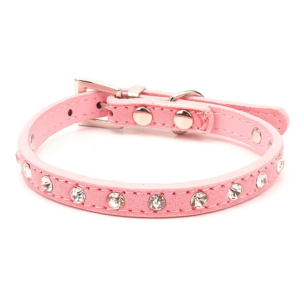 Rhinestone Cats Collars Kitten Collar Necklace Accessories Quick Release Products For Small Dogs Collar Puppy Accessories