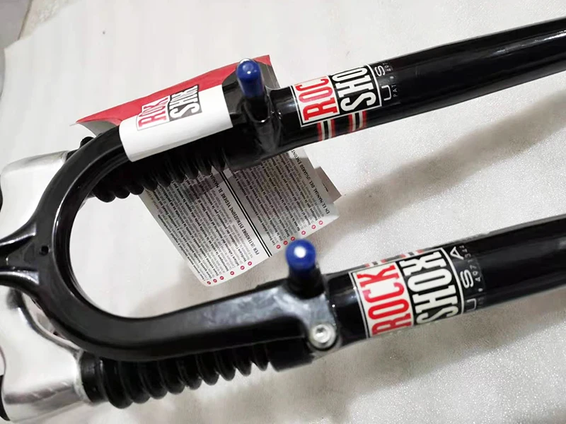 Stock limited 26er Inch Rock Shok 28.6mm Riser Mountain Bike Ultra-light V Brake Oil Spring Suspension MTB Fork