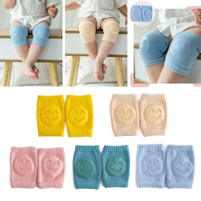 

1 Pair Baby Crawling Anti-Slip Kneepads Infants Safety Elbow Cushion Toddlers Leg Warmer Knee Support Protector Kneecap G99C