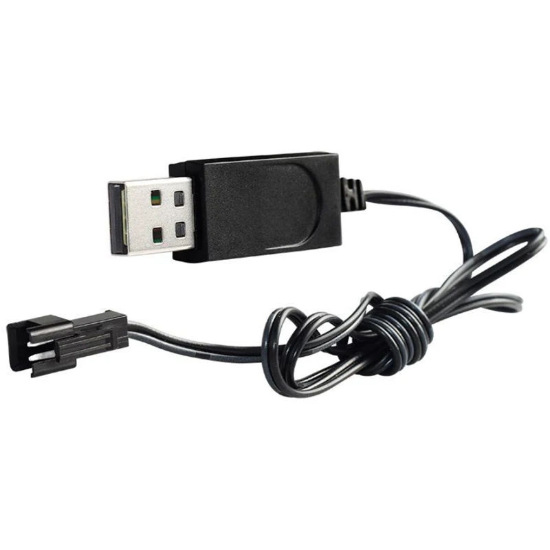 Caricatore per cavo di ricarica USB per batteria drone al litio RC da 3,7 V con connettore XH JST SM con corrente da 500 mA