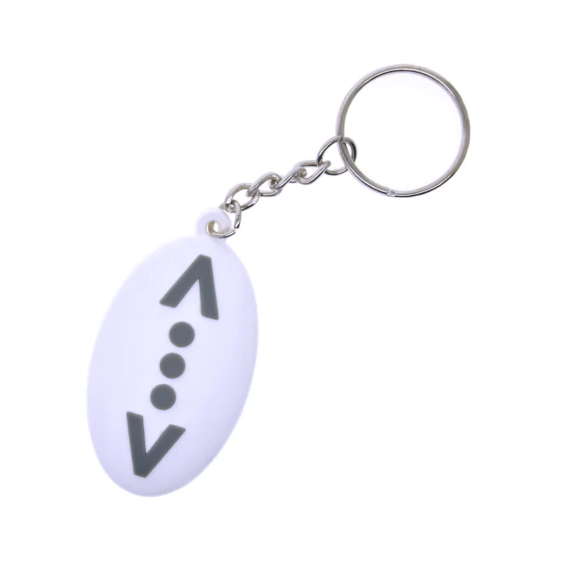 Individuell gestalteter 2D-Schlüsselanhänger aus weichem PVC als Werbegeschenk – Detail 7
