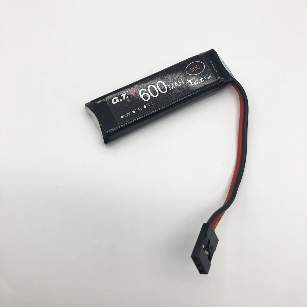 DLG RC Glider Plane Battery 3.7V 600MAH powered by Receiver