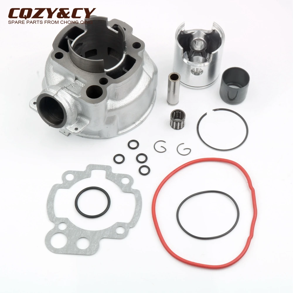 Motorcycle 49mm 90cc Big Bore Cylinder Kit for Yamaha DT50 TZR 50 AM6 Minarelli 2 Stroke Engine Parts