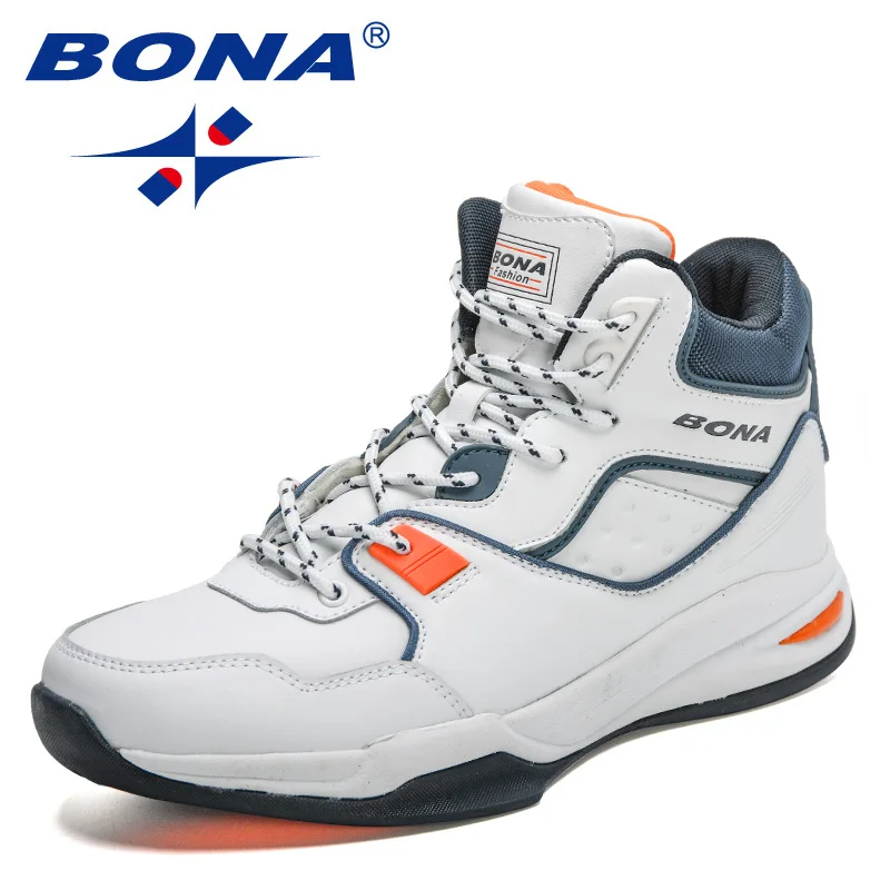 BONA 2022 New Designers Brand Professional Basketball Shoes Men High-Top Sneakers Man Light Comfortable Walking Shoes Mansculino