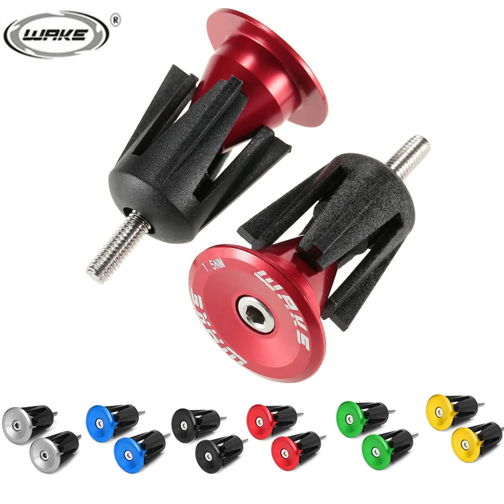 1 Pair Bicycle Handlebar End Cap Aluminium Alloy Lock MTB Mountain Handle Bar Grips End Plugs Bike Handlebar Accessory