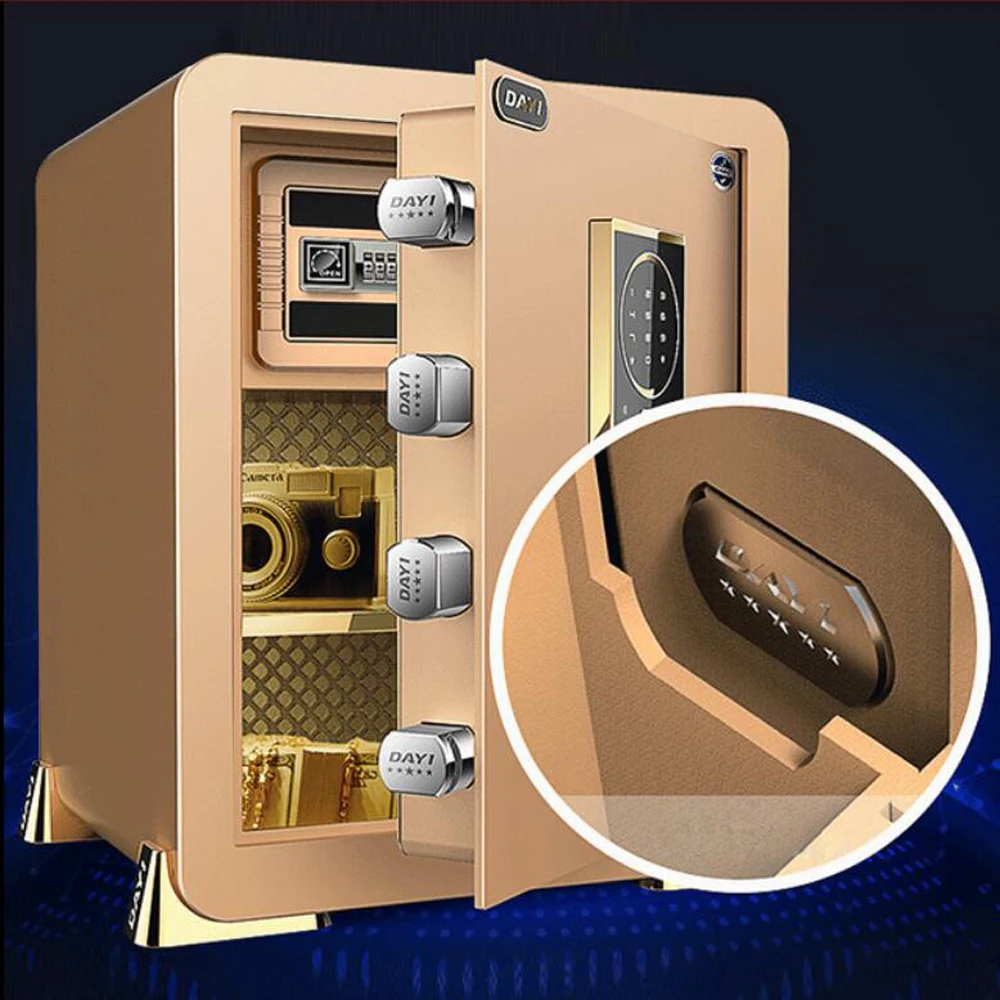 Safes Anti-theft Electronic Storage Bank Safety Box Security Money Jewelry Storage Collection Home Office Security Box LBXX026