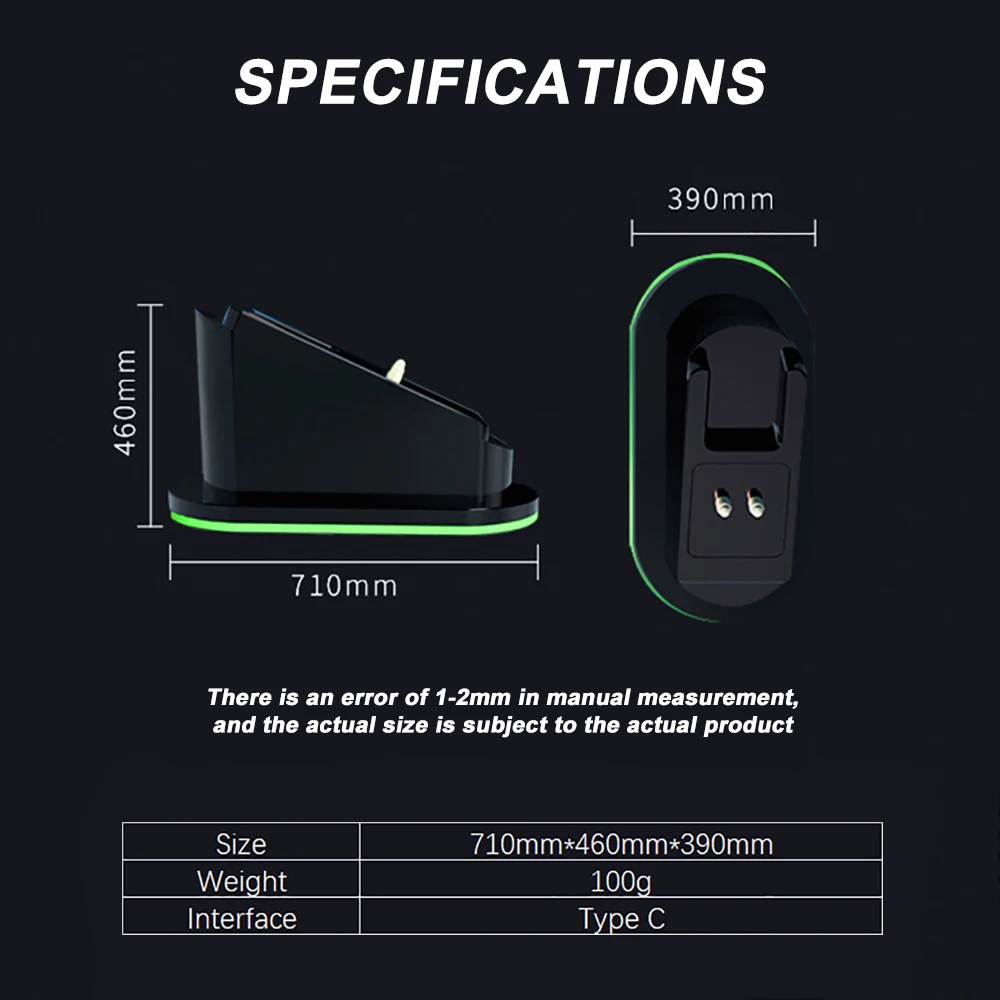 Imagem -05 - Mouse sem Fio de Metal Doca de Carregamento de Energia Base Dourada Rgb Mod para Razer Logitech g Pro x Superlight sem Fio G903 Viper Final