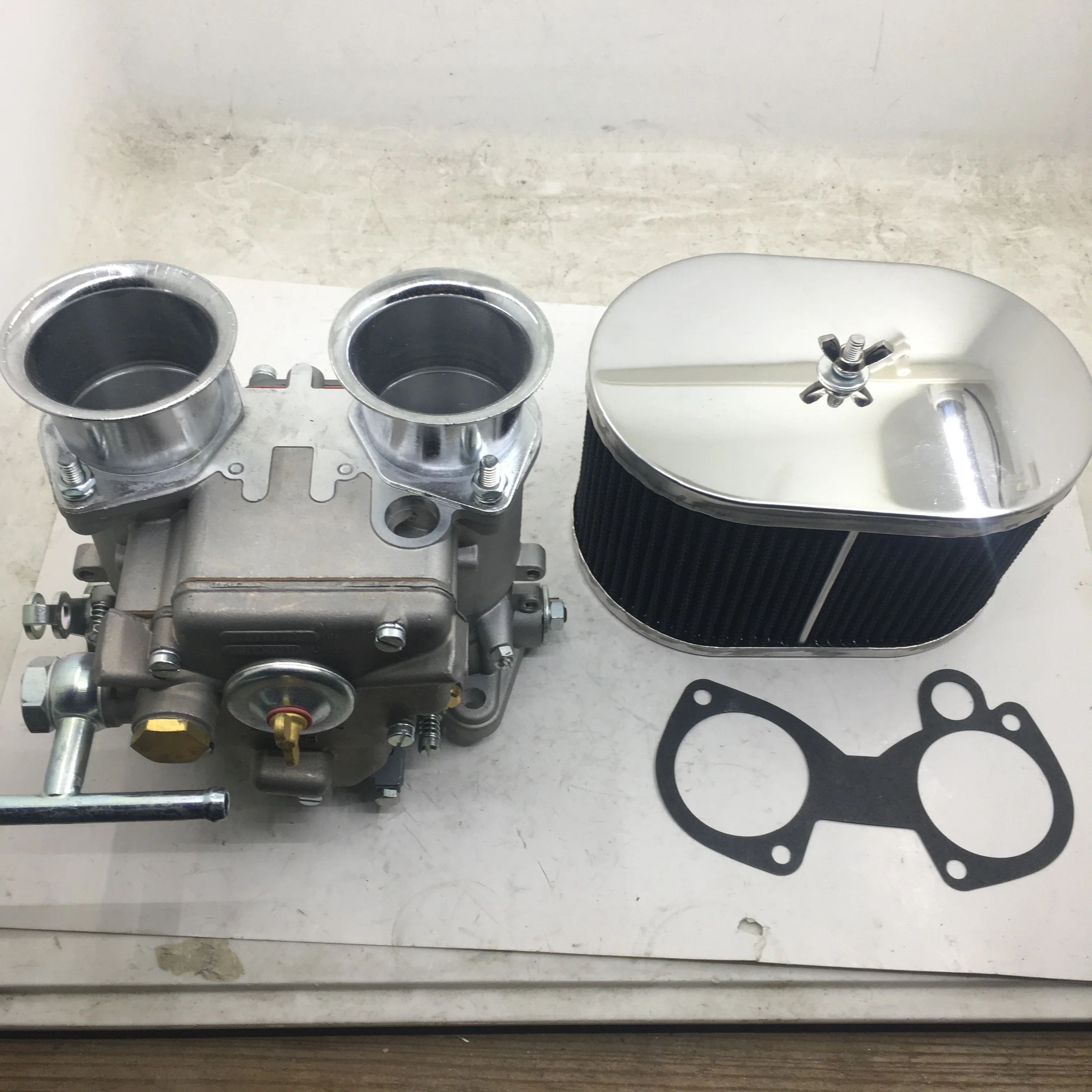 SherryBerg carb carburetor fajs 45mm dcoe 45DCOE +35mm tall air horns +100mm height air filter cleaner for Weber Solex dellorto