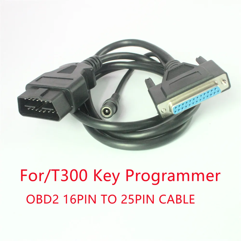 V17.8 T300 Auto Key Programmer For Multi brand Cars T-300 Car Immobilizer Key Decorder Maker 300 main cable